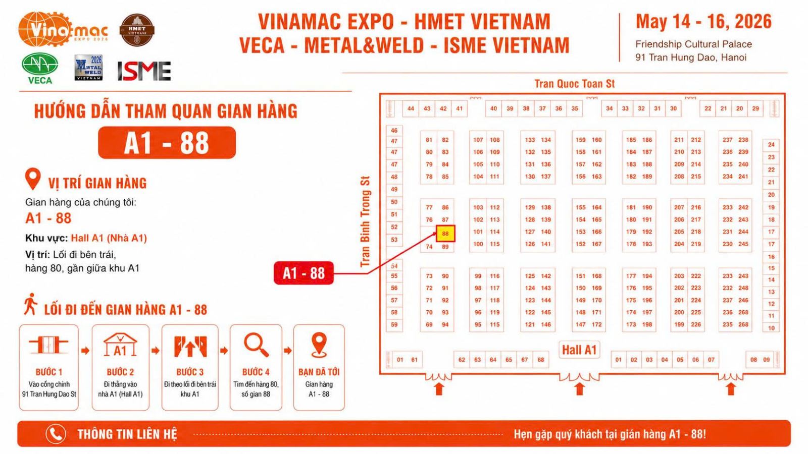 Hướng dẫn tham quan gian hàng FARNAV tại VINAMAC EXPO 2026