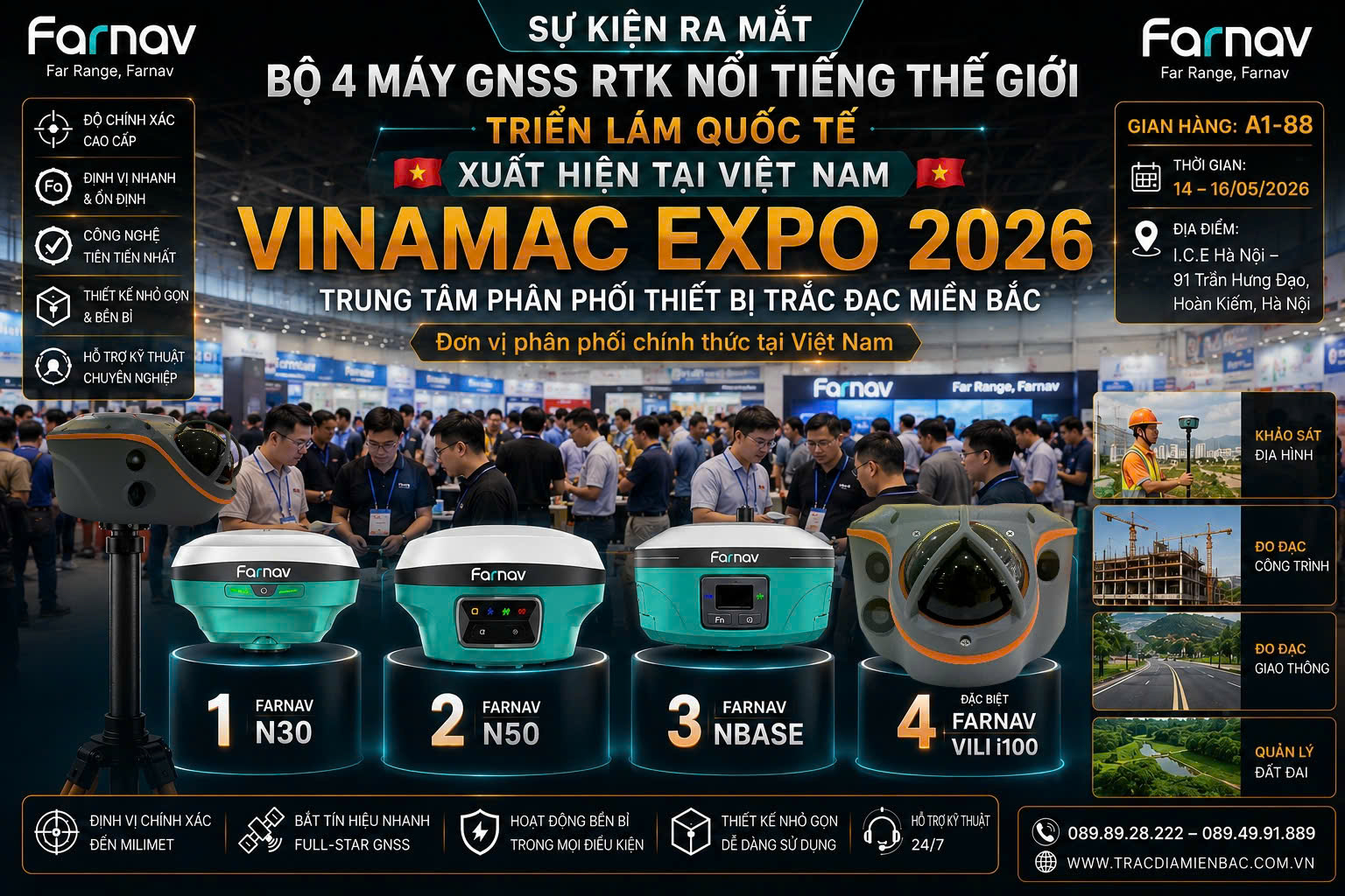 Sự kiện ra mắt thương hiệu GNSS RTK FARNAV
