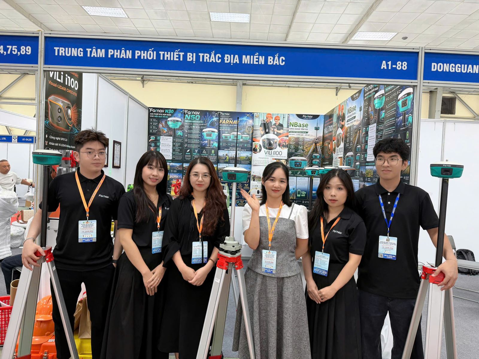 Trung tâm phân phối thiết bị Trắc Địa Miền Bắc tại gian hàng A1-88 tại triển lãm VINAMAC EXPO 2026